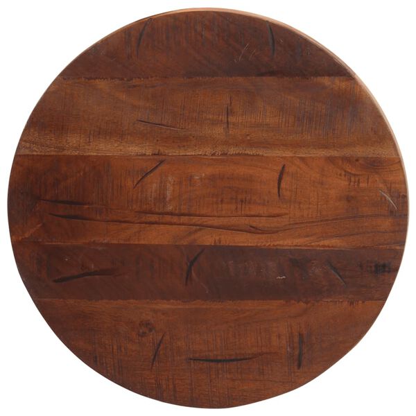 vidaXL Table Top &Oslash; 19.7"x1.5" Round Solid Wood Reclaimed