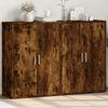 vidaXL Sideboard Smoked oak Engineered wood Large Sideboard