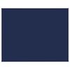 vidaXL Weighted Blanket Blue Cotton 92.5 x 114.2 in Weighted Blanket