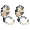 vidaXL WC Toilet Seats with Soft Close Lid 2 pcs MDF Beach Design (2x146918)