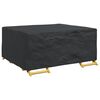 vidaXL Furniture Cover Plain Black 78.74 x 62.99 x 27.56 in 210D