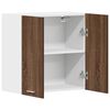 vidaXL Hanging Cabinet Brown Oak Engineered Wood Medium Hanging Cabinet