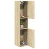 vidaXL Bathroom Cabinet Sonoma Oak Engineered wood Compact Modern