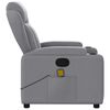 vidaXL Massage Recliner Chair Light grey