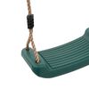 vidaXL Adjustable Outdoor Swing Seat Green Polyethylene Durable