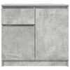 vidaXL Sideboard Concrete grey Engineered wood 28.0 x 13.8 x 25.6 in