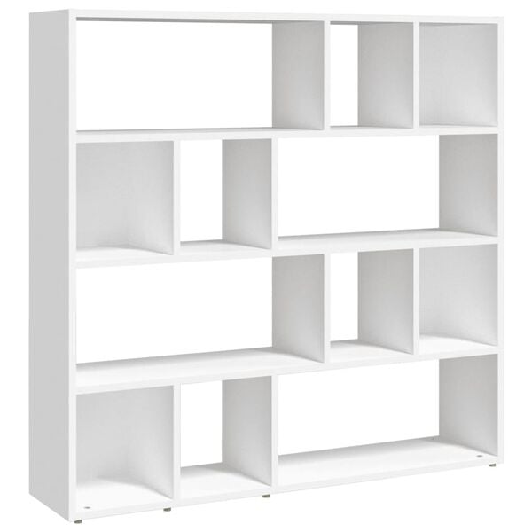 vidaXL Book Cabinet/Room Divider White 41.3"x9.4"x40.2"