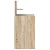 vidaXL Bedside Cabinet Sonoma Oak Engineered Wood Medium Bedside Cabinet