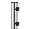 vidaXL Parasol Base Black Granite, Stainless Steel Medium