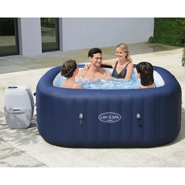 Bestway Hot Tub Blue Tritech premium PVC Medium Seats Many Hot Tub