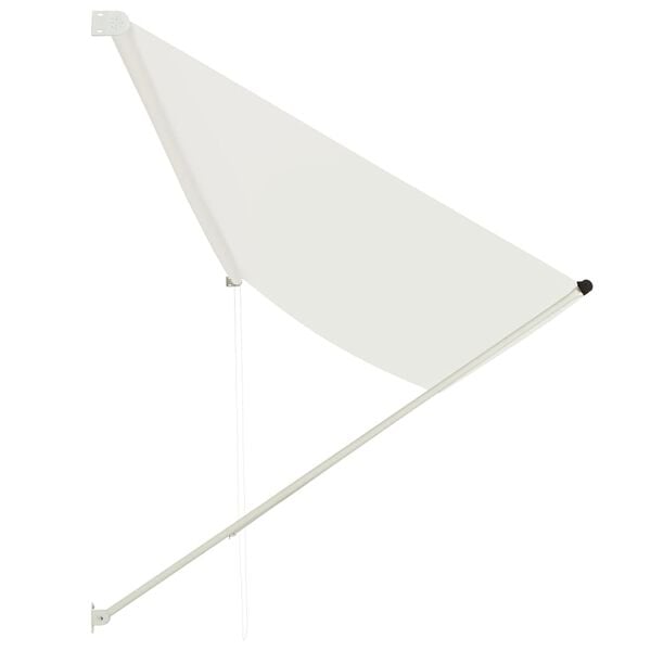 vidaXL Awning Cream Steel frame and 100% polyester fabric with PA coating