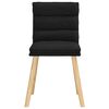 vidaXL Dining Chair Set of 4 Black