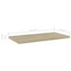 vidaXL Shelf Set of 8 Sonoma Oak Engineered Wood 15.7 x 7.9 x 0.6 in