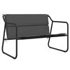 vidaXL Garden Lounge Set Anthracite Powder-coated steel Medium Durable