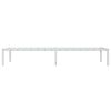 vidaXL Metal Bed Frame without Mattress White 31.5"x78.7"