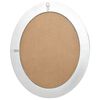 vidaXL Wall Mirror Silver Wood, glass and engineered wood 19.7 x 23.6 in