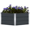 vidaXL Planter Anthracite 50.79 x 50.79 x 17.72 in Steel