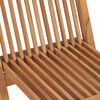 vidaXL Garden Chair Set of 4 Teak