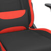 vidaXL Gaming Chair Black and Red Polyester, Metal, Plywood, Plastic, Foam