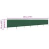 vidaXL Wind Screen Green Non-woven fabric Large Foldable Wind Screen