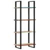 vidaXL Bookcase Mixed color Solid reclaimed wood and powder-coated iron