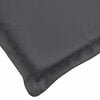 vidaXL Sun Lounger Cushion Melange anthracite 100% polyester