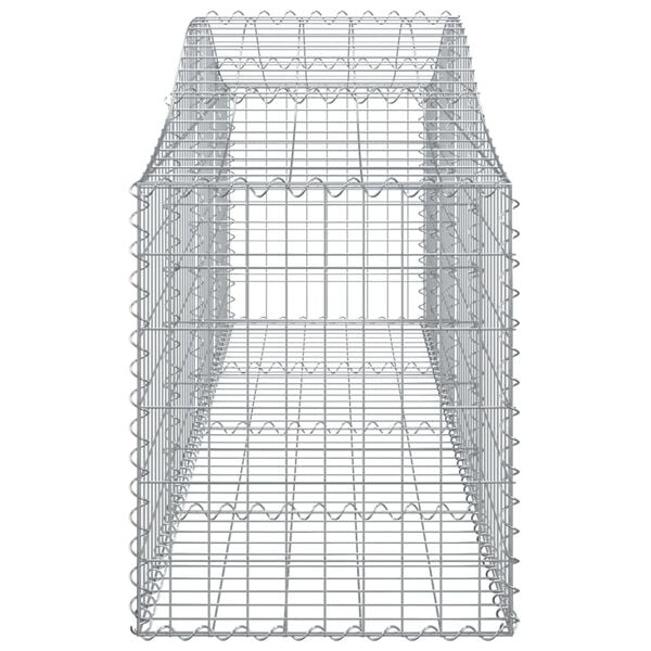 vidaXL Gabion Basket Silver Galvanized iron Large Durable