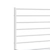 vidaXL Bed Frame White Powder-Coated Steel Full Bed Frame Rectangular
