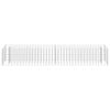 vidaXL Gabion Raised Bed Silver Galvanized Steel Large Heavy Duty