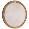 vidaXL Mirror Brown Solid teak wood, Glass Medium Decorative Inlays