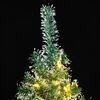 vidaXL Artificial Christmas Tree Green and white