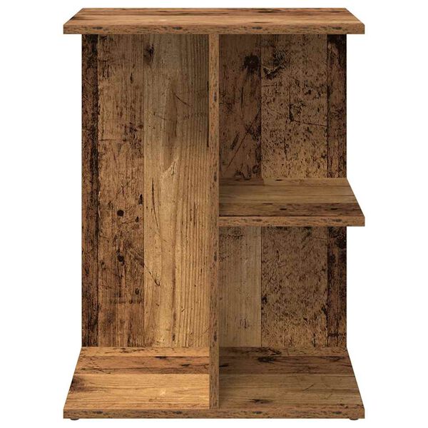 vidaXL Bedside Table Set of 2 Old Wood Engineered Wood Small