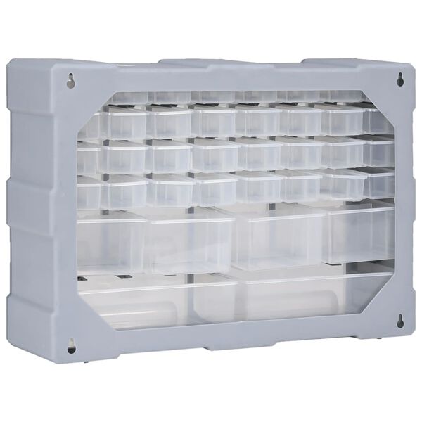 vidaXL Multi-drawer Organizer with 38 Drawers 20.5"x6.3"x14.8"