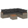 vidaXL Garden Sofa Set Grey