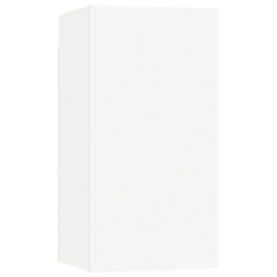 vidaXL TV Cabinet White 12"x11.8"x23.6" Chipboard