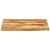 vidaXL Table Top Natural wood color Solid mango wood 15.7x15.7 in