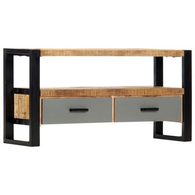 vidaXL TV Cabinet 39.4"x11.8"x19.7" Solid Mango Wood