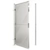 vidaXL Garden Gate 39.4" x 68.9" Stainless Steel