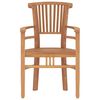 vidaXL Garden Dining Set Natural teak Solid teak wood Large Durable