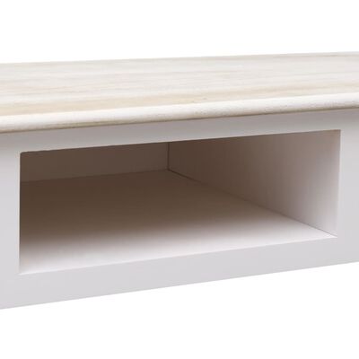 vidaXL Console Table 43.3"x17.7"x29.9" Wood