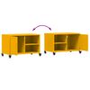 vidaXL TV Cabinet Mustard Yellow Cold-rolled steel