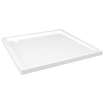 vidaXL Square ABS Shower Base Tray White 31.5"x31.5"