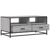 vidaXL Coffee Table Gray Sonoma Engineered wood and metal