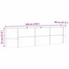 vidaXL Garden Raised Bed Green 126" x 31.5" x 31.9" Steel