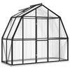 vidaXL Greenhouse Anthracite Polycarbonate, Aluminum, Steel 35.6 sq ft