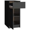 vidaXL Desk Cabinet Black Engineered wood Medium Desk Cabinet