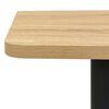 vidaXL Bistro Table Oak Colour 19.7x19.7x42.1"