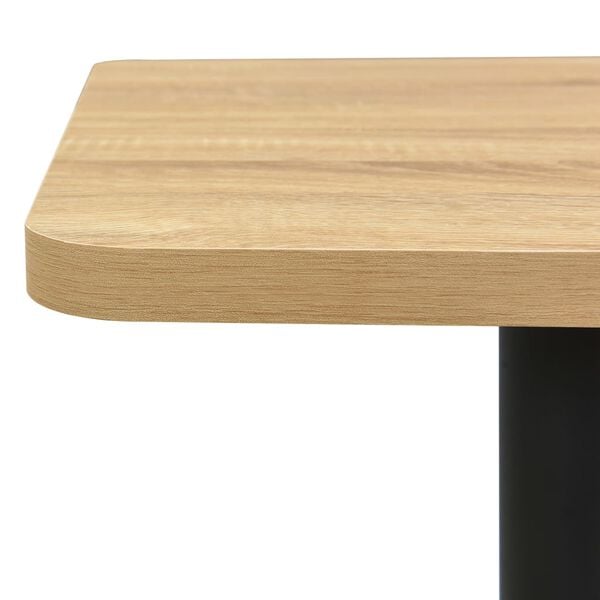 vidaXL Bistro Table Oak Colour 19.7x19.7x42.1"