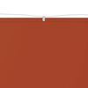 vidaXL Vertical Awning Terracotta Oxford Fabric Large