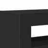 vidaXL Sideboard Black 45.67 x 11.81 x 29.53 in Engineered Wood